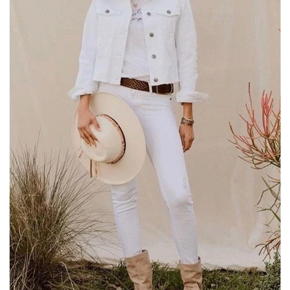 Matilda Jane Good Hart Sommerset White Jeans 27485D - Size 10 (NWOT)